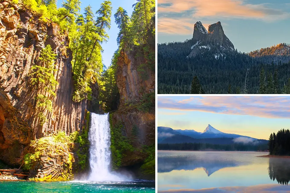 scenic views of the umpqua valley